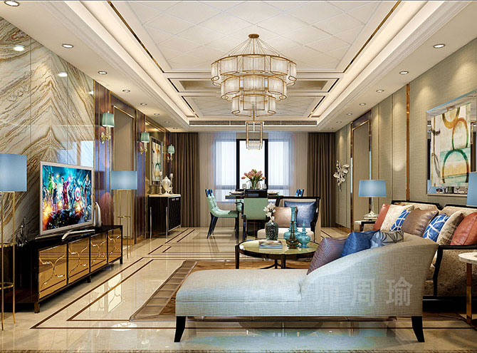 鸡巴狂插嫩穴视频世纪江尚三室两厅168平装修设计效果欣赏